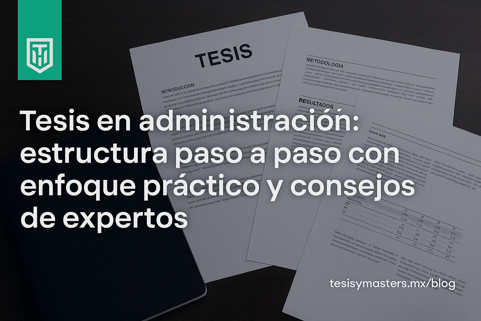 Documentos académicos sobre una tesis de administración con estructura paso a paso y consejos de expertos.